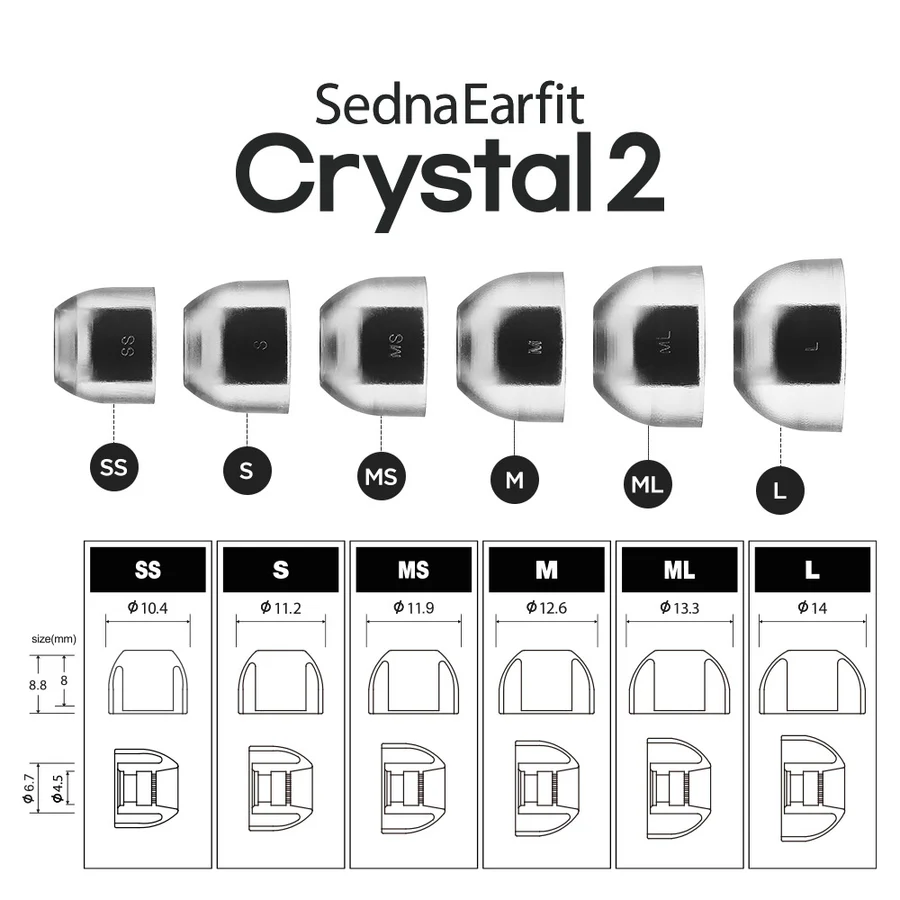 AZLA SednaEarfit Crystal 2